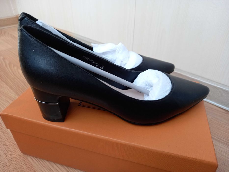 Туфли женские кожаные