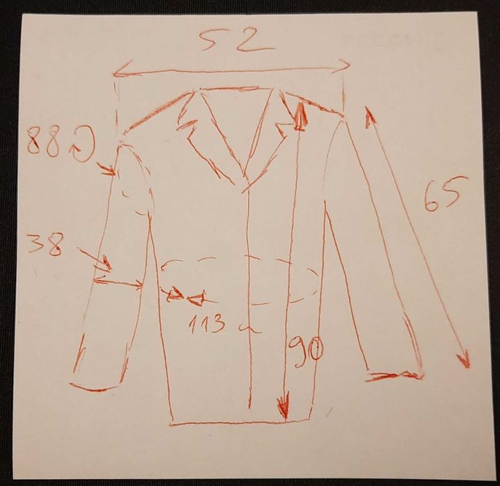 Palton bărbătesc negru, nou (cu eticheta) lână 80%, mărimea 52