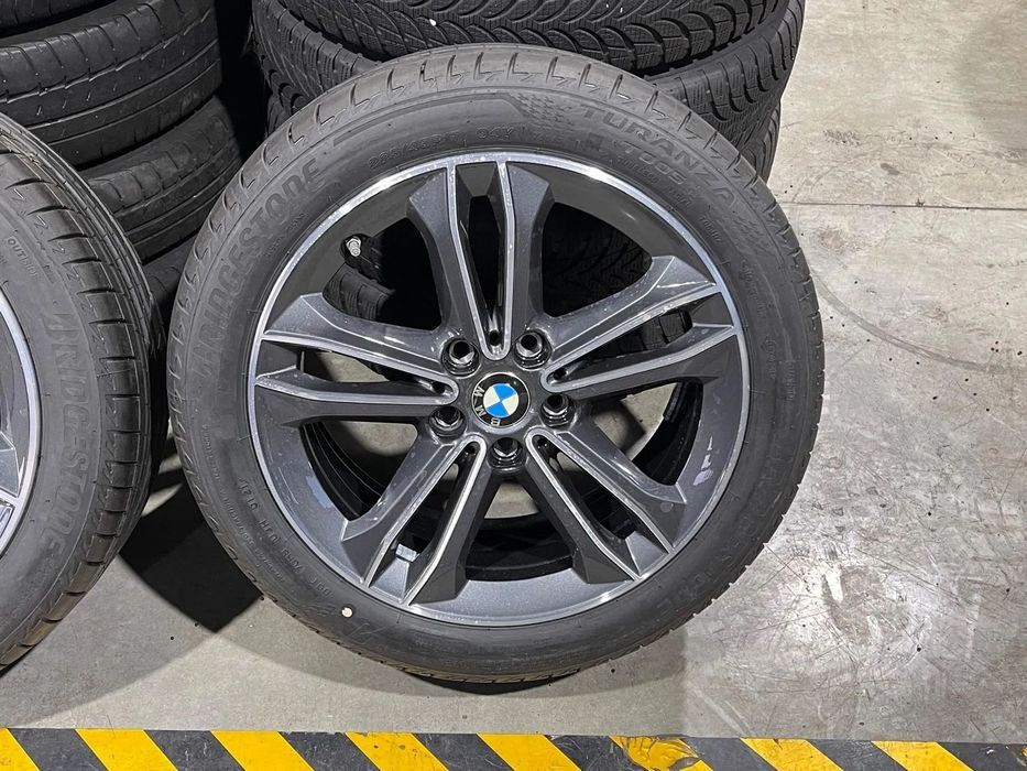 jante bmw seria 2 f45 f46 originale 17 inch cu anvelope vara noi