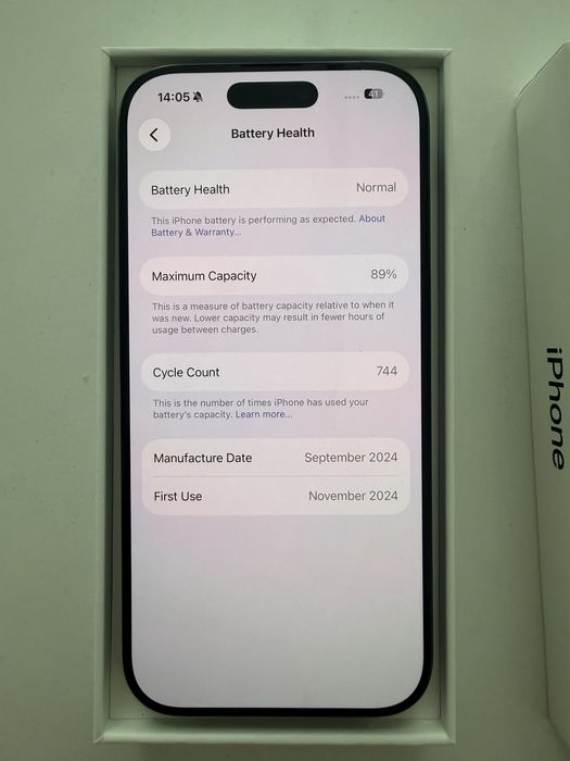 Iphone 16 pro 256 gb гаранция yettel
