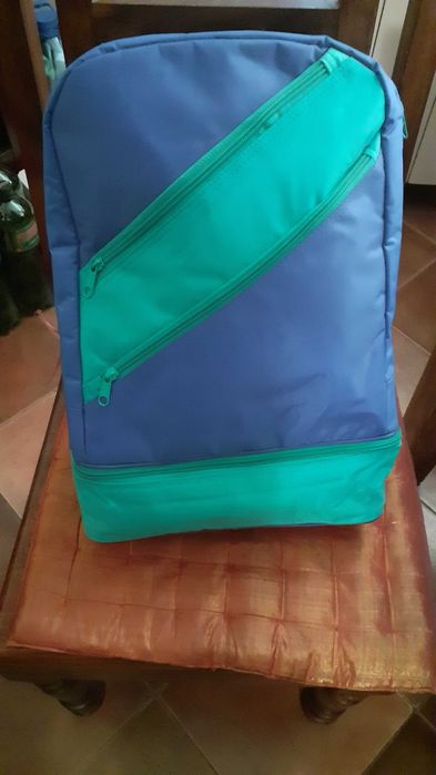 раница много плътна, двойна, стабилен промазан плат, внос от Дания