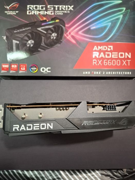 ASUS ROG Strix Radeon RX 6600 XT OC Edition с 8GB GDDR6