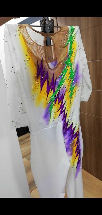 Трико за художествена гимнастика, акробатика (гащеризони) за 11-13 год