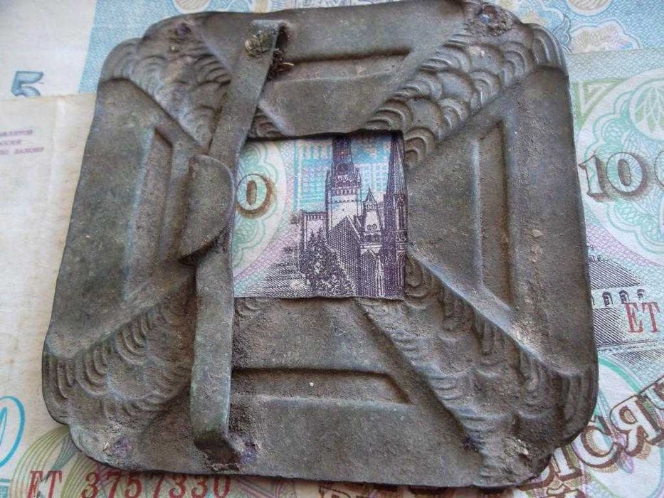 Пряжка женская старинная мальтийский крест до 1917 года бронза