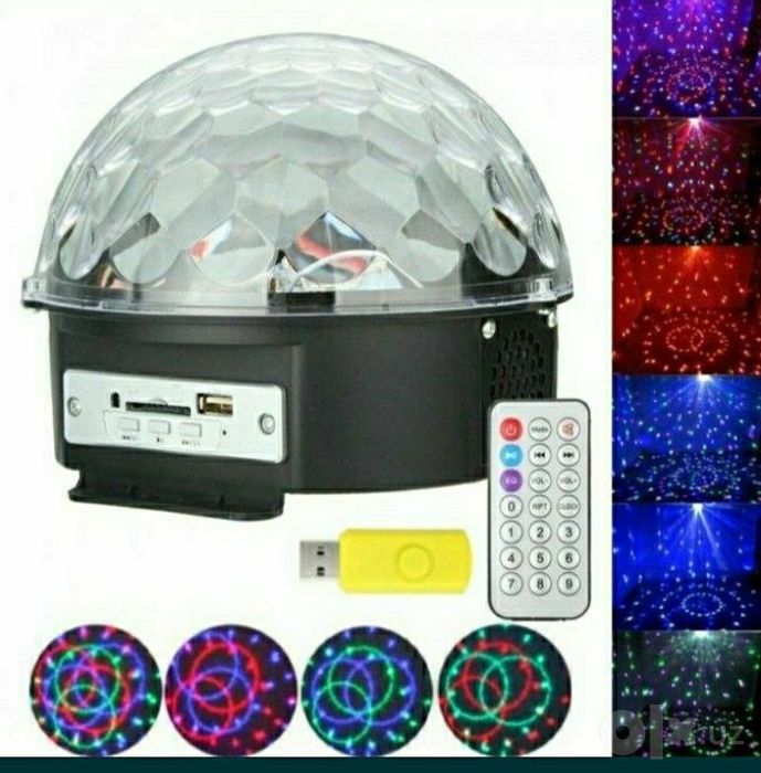 Disco shar svetilnik svetamuzika nachnik