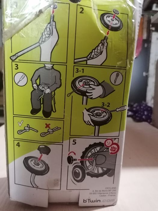 Roțile stabilitate bicicleta