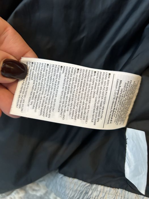 Пуховик Nike на пуху