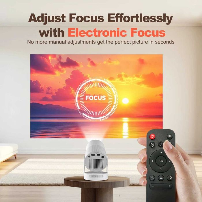 Magcubic HY300-ULTRA Mini Proiector LCD cu Wi-Fi și Difuzoare Incorporate Alb.