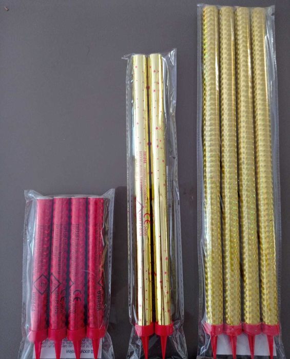 Artificii, gender reveal, cifre și inimioare sparkles, fumigene