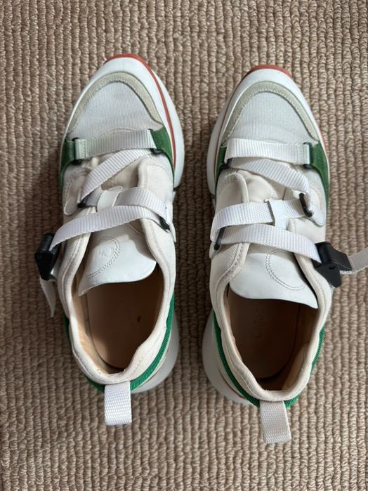 оригинални Chloé Sonnie Low Top ‘Jungle Green’