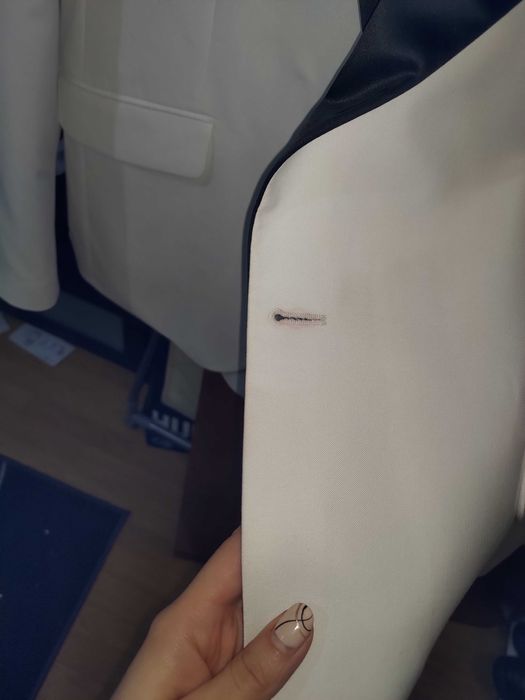 Sacou costum mire alb Lael Fashion