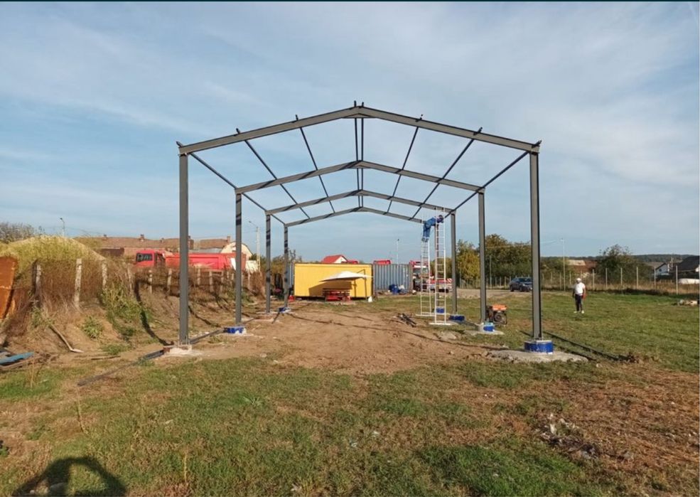 Vand /Fac hale metalice accept auto la schimb