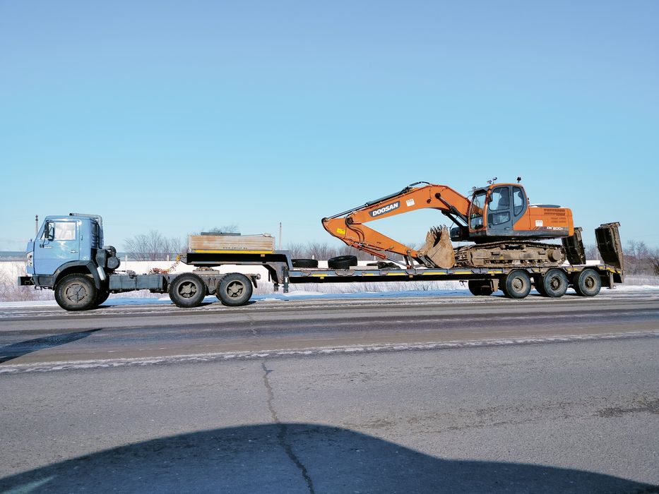 Грузоперевозка на тралле