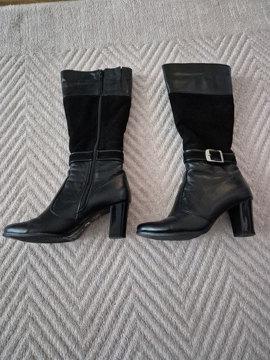 Cizme damă din piele naturala, mărimea 38, purtate doar o dată