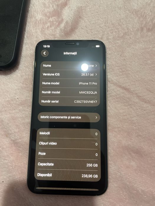 Vand iphone 11 pro 256gb