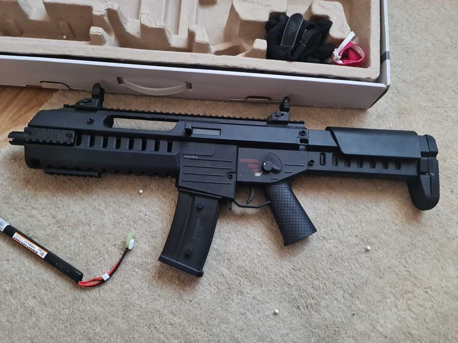 Pachet Complet Airsoft GSG G14 (ARES) Pro-Line | 4 Încărcătoare + Baterie | Sistem EFCS