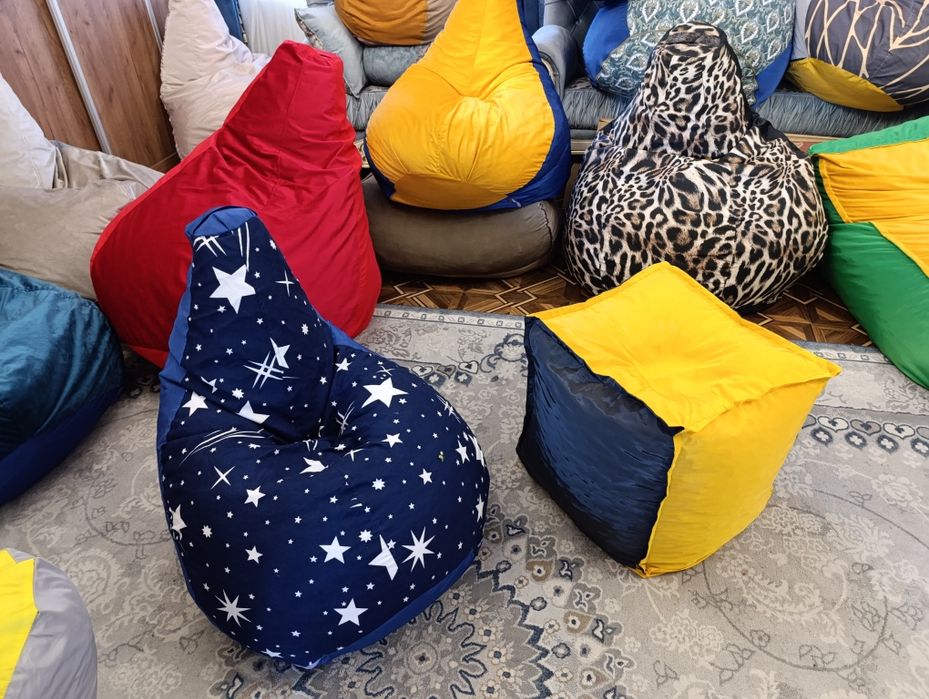 Кресло груша. Бин бег. Биг бег. Пуфик. Подушки.