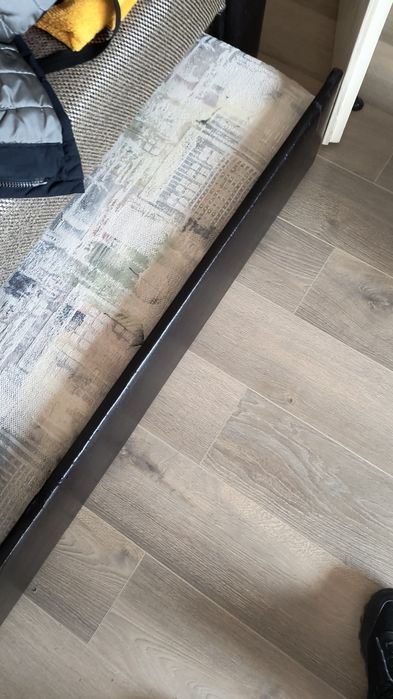 Ъглов диван с функция сън и ракла