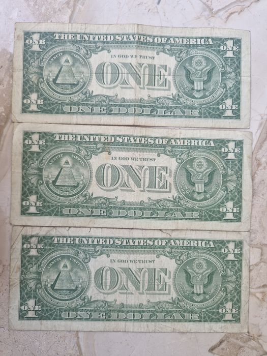 1 долар 1957г и 1963г.