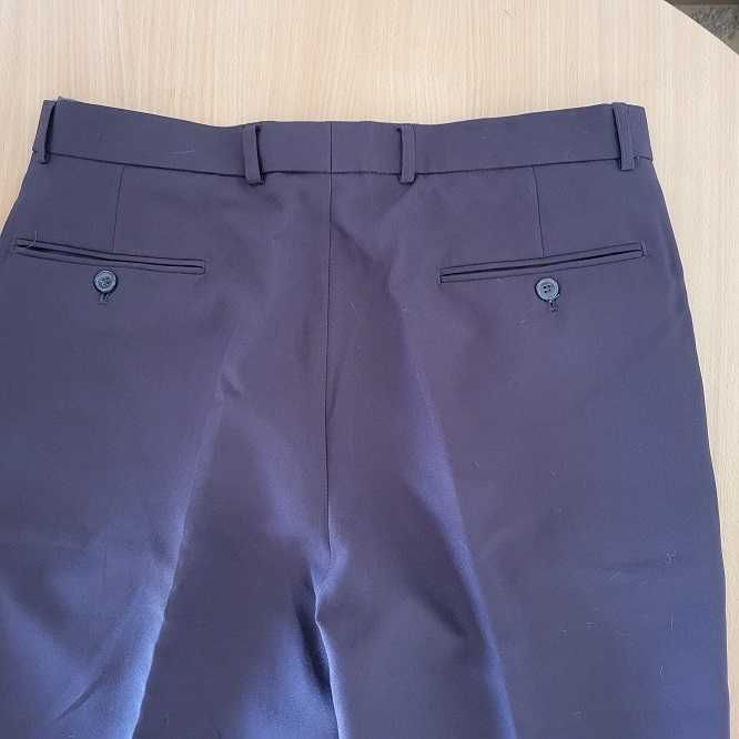 Pantaloni stofa barbati grena M 88cm noi