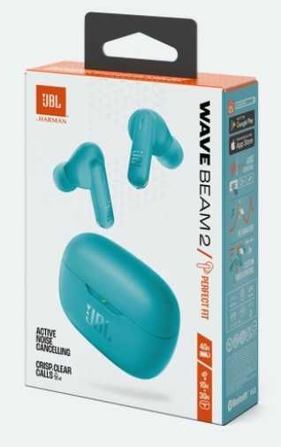 Casti JBL WAVE BEAM2 Blue with JBL Pure Bass