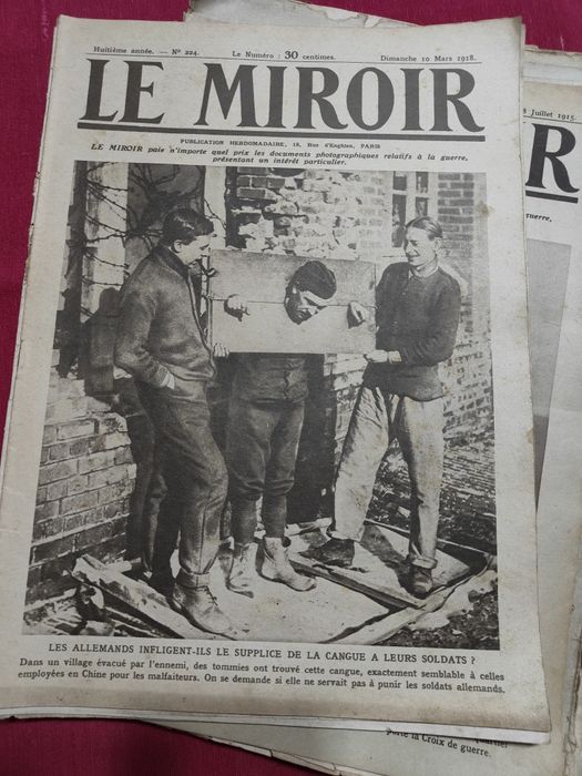 Reviste Le Miroir . Al doilea război mondial