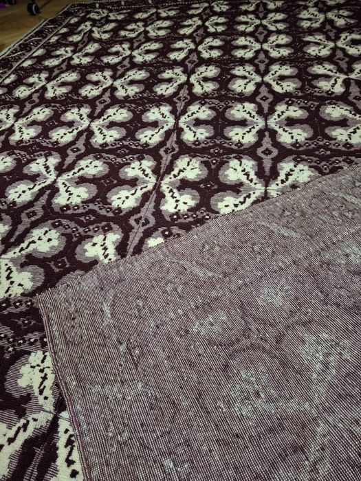 Cuvertura lână tesuta la război