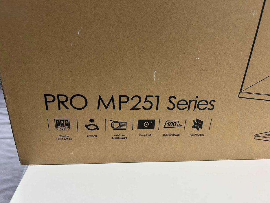 Използван монитор MSI PRO MP251 24.5", 1920x1080, IPS, 100 Hz БЕЗ ЗАБЕЛЕЖКИ