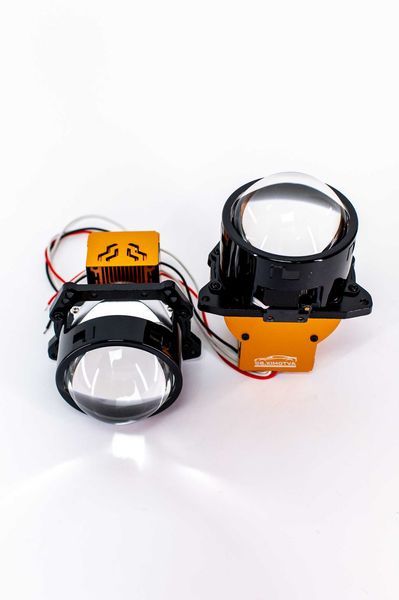 LED Лупи за вграждане 3.0 инча 80W 10000LM 2 бр к-т къси и дълги