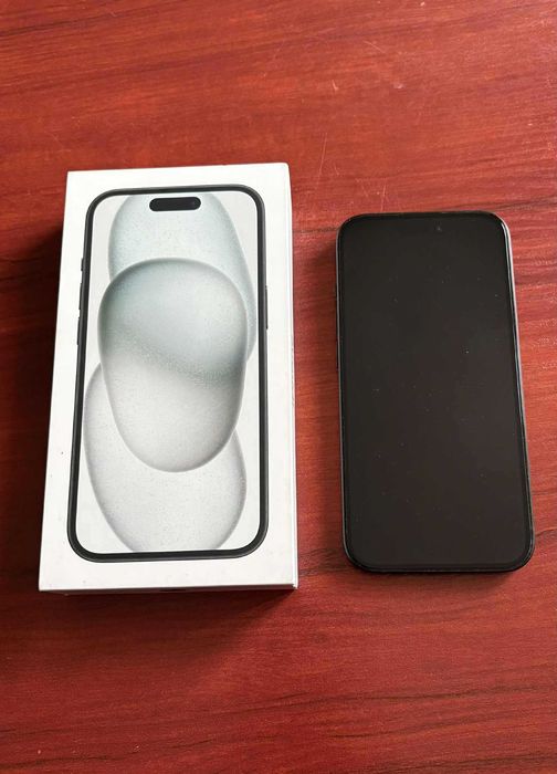 iPhone 15 Black 128 Gb като нов