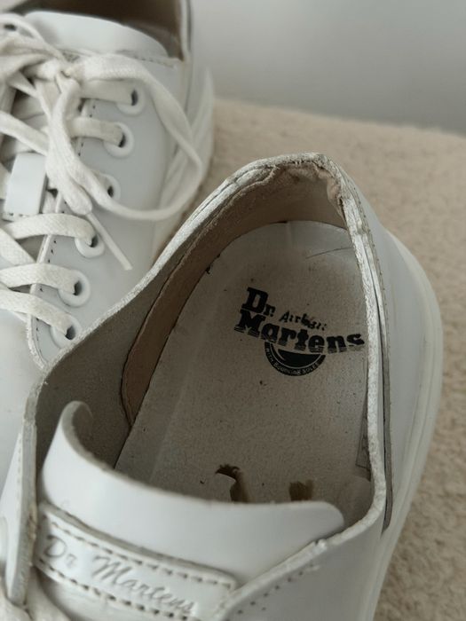 Adidasi Dr. Martens Dante albi din piele marimea 38