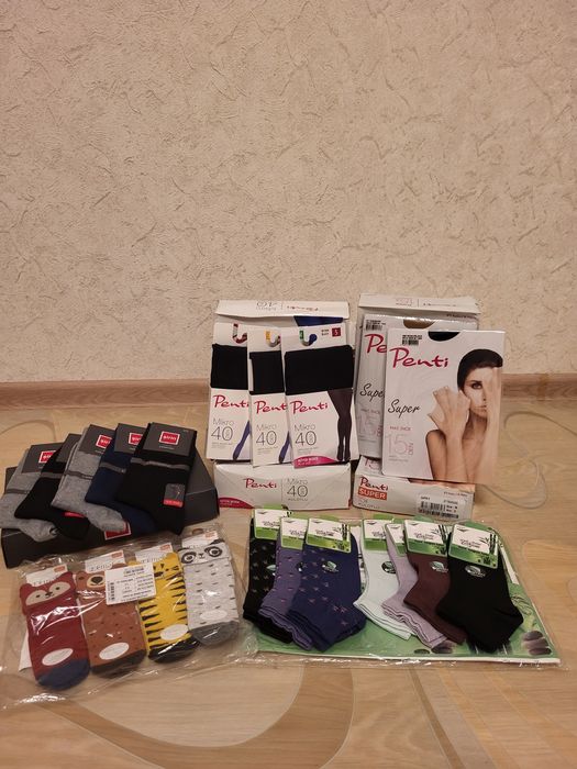 Белье женское, носки, колготки