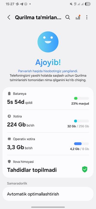 Samsung galaxy A15 8/256 g
