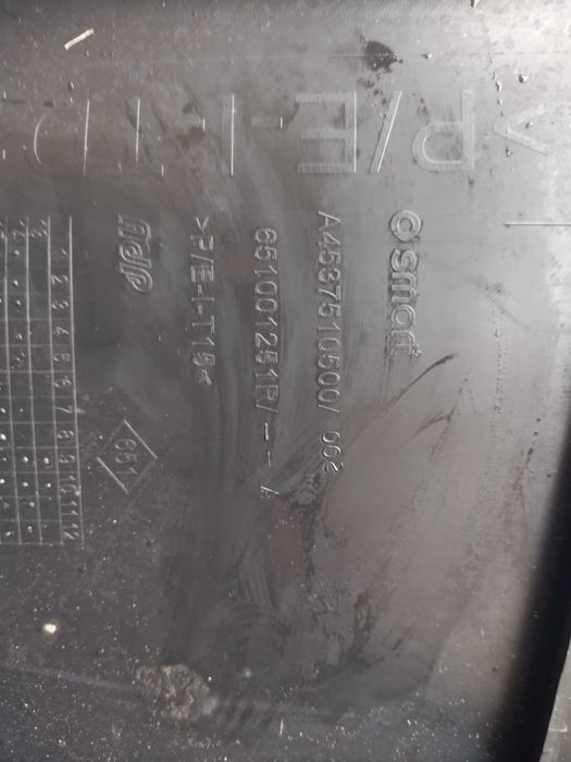 Capota motor Smart forfour 2015_2019