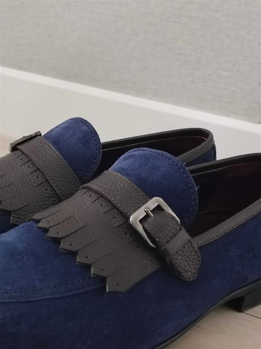 Обувь SMAN , темно синего цвета.