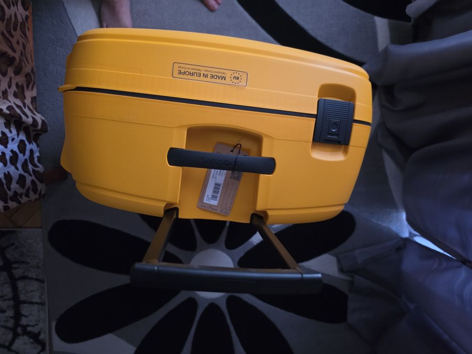 Troler Samsonite S Cure, 81 cm, galben inchis  NOU