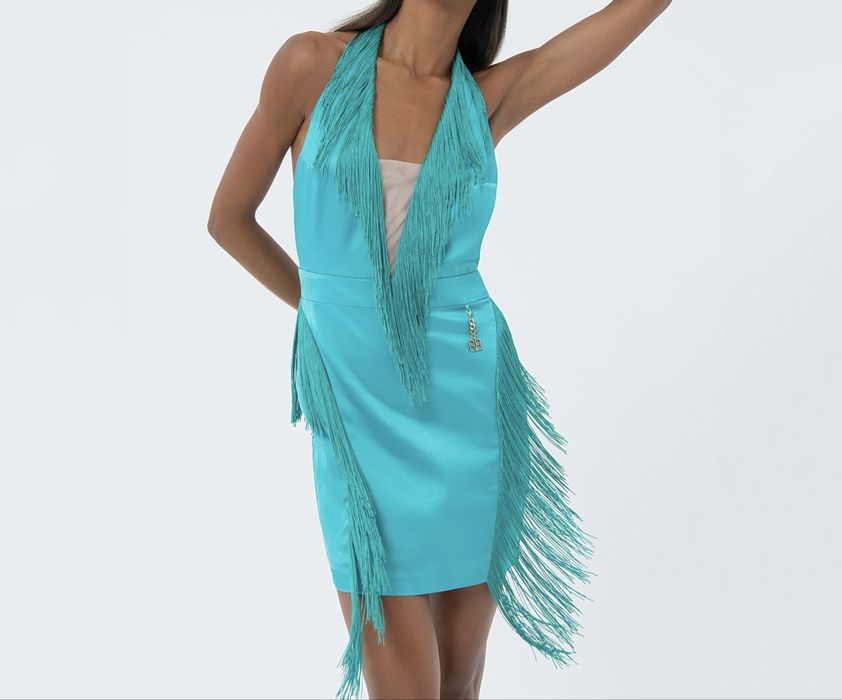 Fracomina тюркоазена рокля