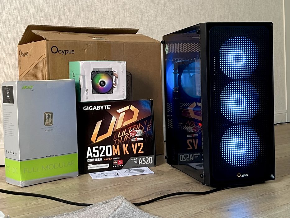 Игровой компьютер Ryzen 5 5600, RTX 3070