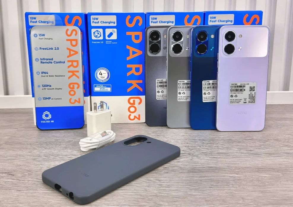 Tecno Spark Go 3 New 2026 Super Skidka+Garantiya+Dastafka