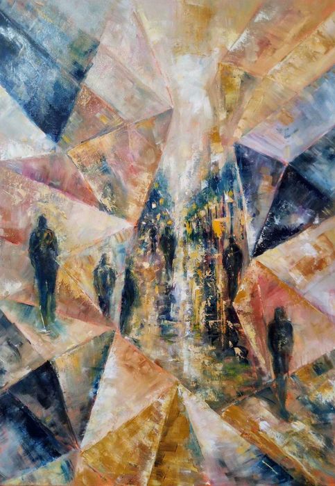 Картина маслени бои върху платно