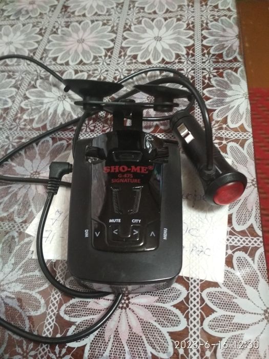 Радар детектор Sho-Me G 475 signature с GPS модулем.