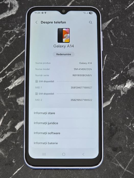 Samsung A14 - ofer garantie