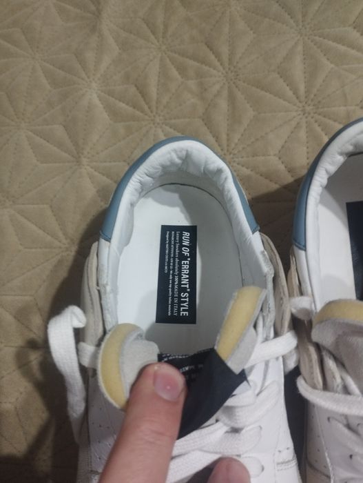 Sneakers premium Run Of piele naturala măr 44