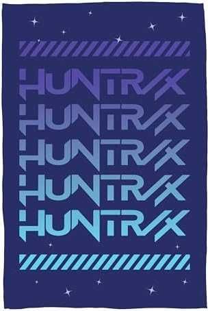Ново Netflix K Pop Demon Hunters Huntrix Меко Топло Поларено Одеяло 100x150 см За Легло Диван Къмпинг
