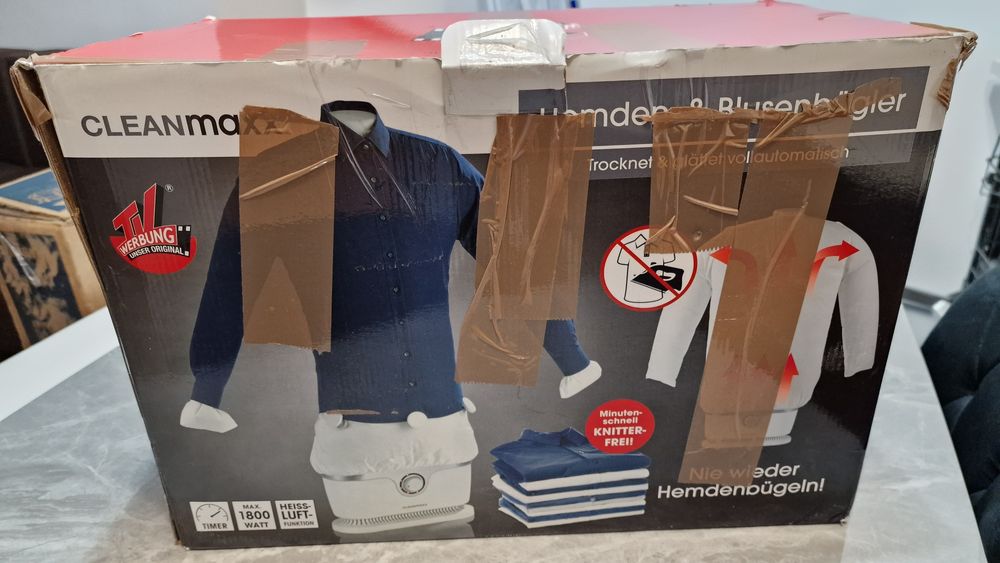 Aparat de uscat si calcat camasi nou