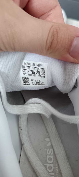 Adidas stan Smith размер 38 дамски маратонки от естествена кожа бели