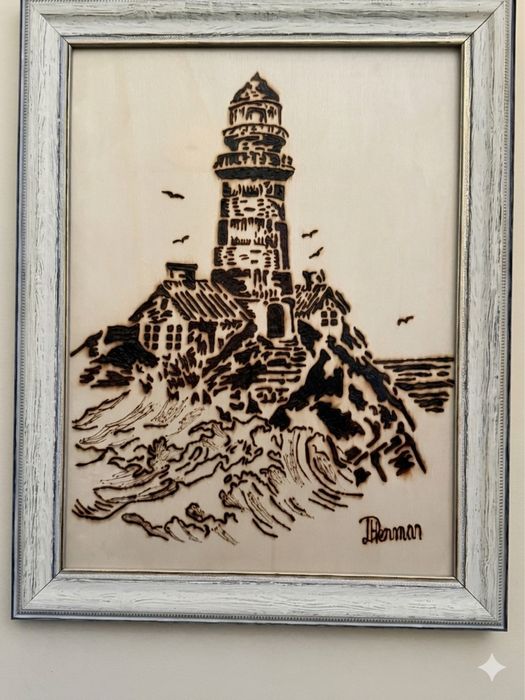 Tablouri pirogravate manual ,