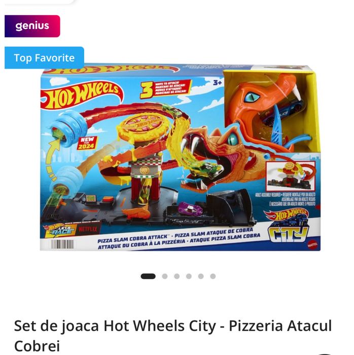 Hot Wheels Pizzeria atacul cobrei
