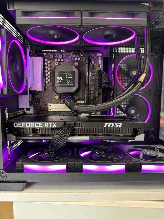 PC Gaming Ryzen 7 9800X3D, RTX 5070,32GB,1TB, Garantie 3 ani,Tva Rate