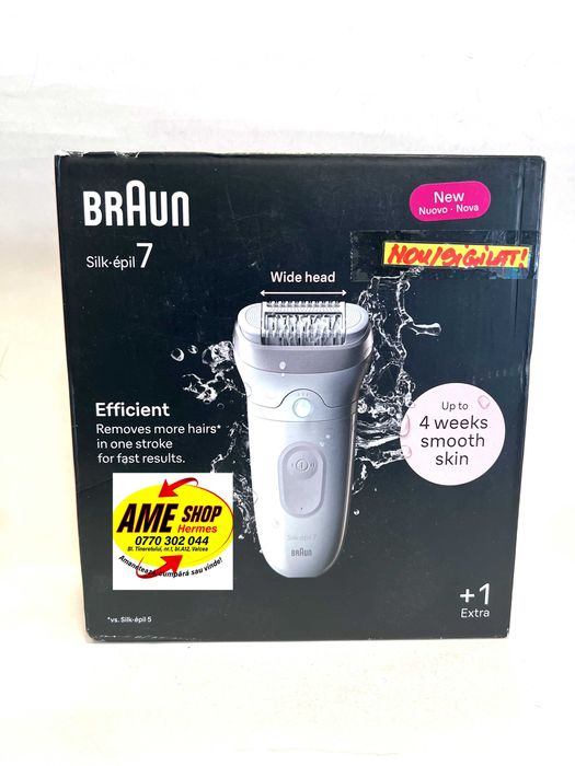 Epilator Braun Slik-epil 7, NOU/Sigilat!